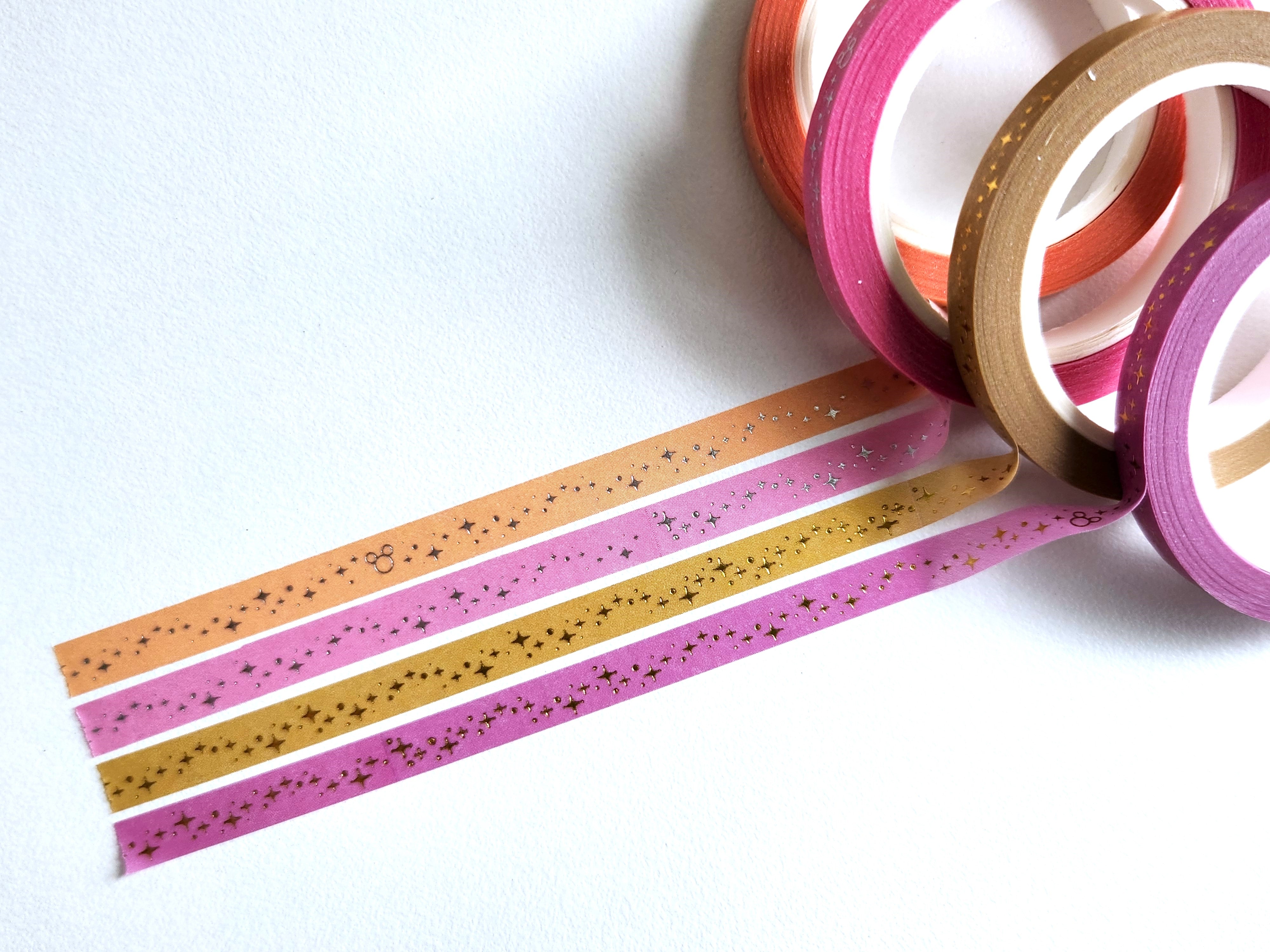 Washi Tape 24 rouleaux de 3 mètres - Craft Sensations - 24 designs